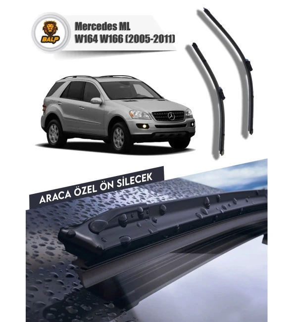 Mercedes ML W164 W166 Muz Silecek Takımı (2005-2011) 70x53 ürün görseli 1