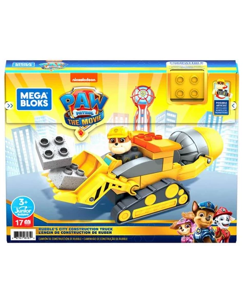 Mega Bloks Paw Patrol Rubble’ın İnşaat Kamyonu GYW91 ürün görseli 1