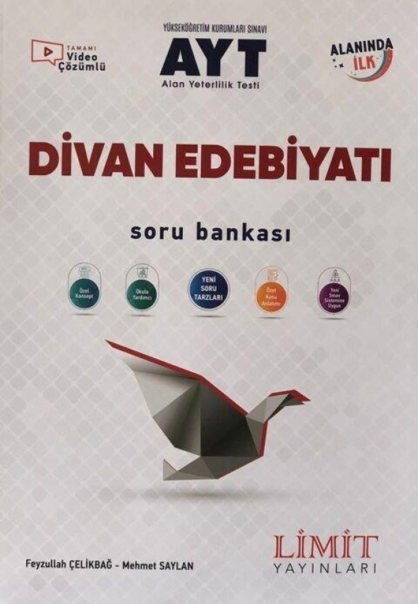 AYT Divan Edebiyatı Soru Bankası Limit Yayınları ürün görseli 1