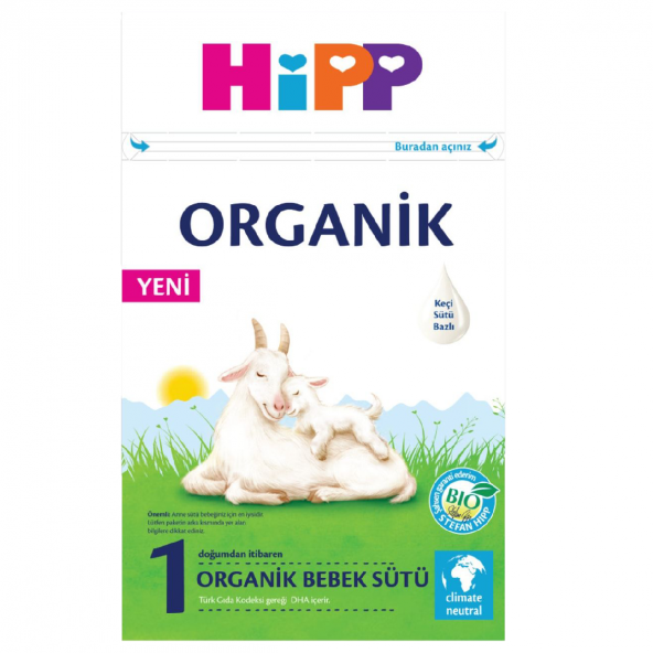 Hipp 1 Organik Keçi Sütü Bazlı Bebek Sütü 400 gr ürün görseli 1