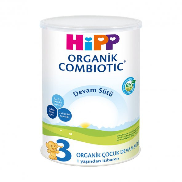 Hipp 3 Organik Combiotic Devam Sütü 350 gr 2'li Paket ürün görseli 1