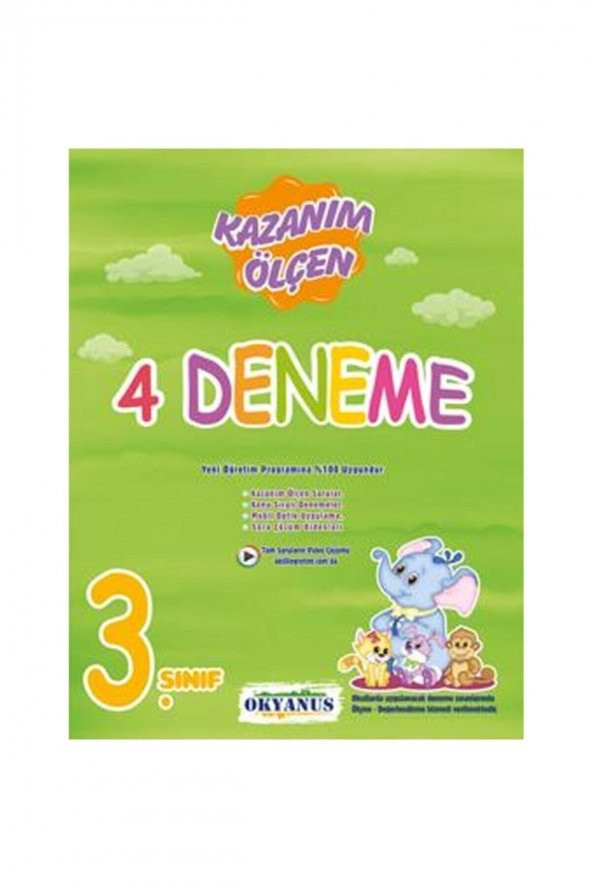 Okyanus 3. Sınıf 4lü Deneme 2022 ürün görseli 1