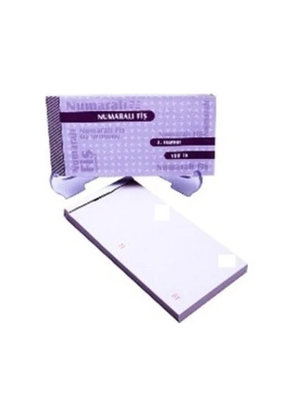 Numaralı Fiş 3.Hamur 12’lı paket ürün görseli 1
