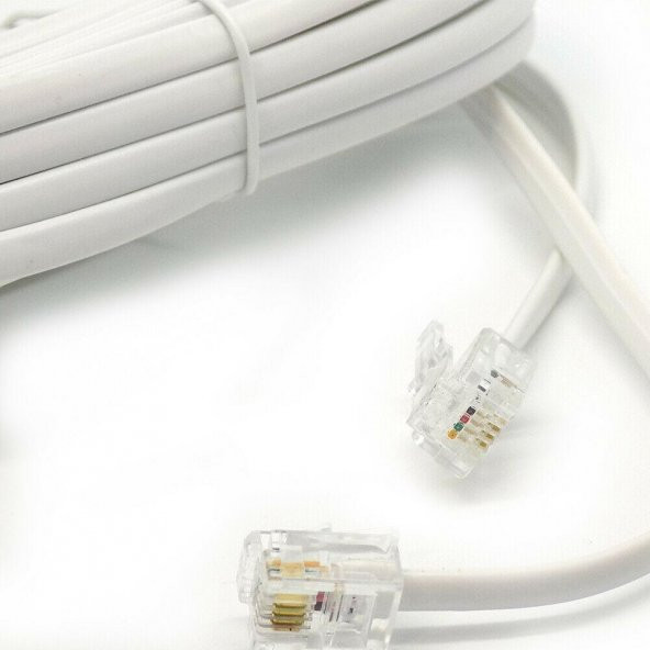 Telefon Kablosu 10 mt  10 adet - Resim 3