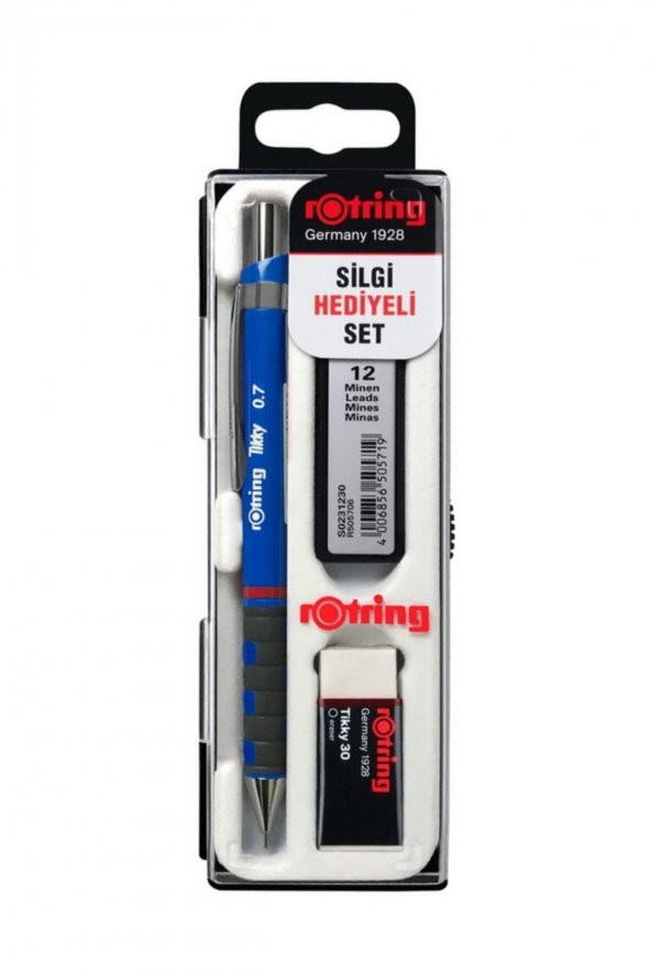 Rotring Mavi Tikky Versatil Kalem Set Rotring Tikky Versatil Okul Seti 0.7 ürün görseli 1