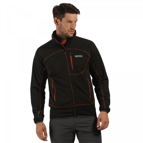 Regatta Diego II Erkek Softshell Ceket-SİYAH ürün görseli 1