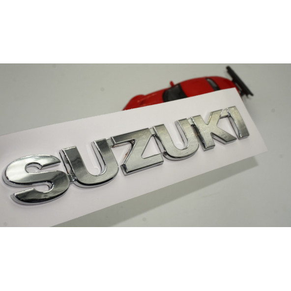 Suzuki Bagaj 3M 3D Krom ABS Yazı Logo Amblem ürün görseli 1