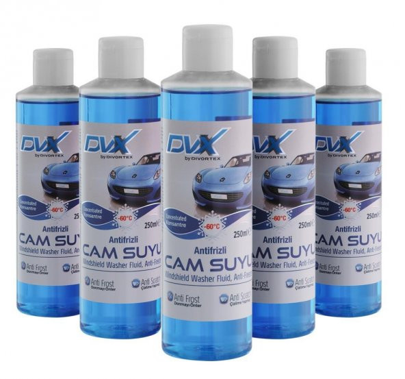 Divortex -60° Antifrizli Cam Suyu 250 ml x 5 Adet ürün görseli 1