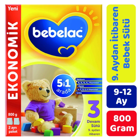 Bebelac 3 Devam Sütü 800 gr ürün görseli 1