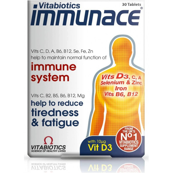 Vitabiotics_Immunace 30 Tablet Multivitamin ürün görseli 1