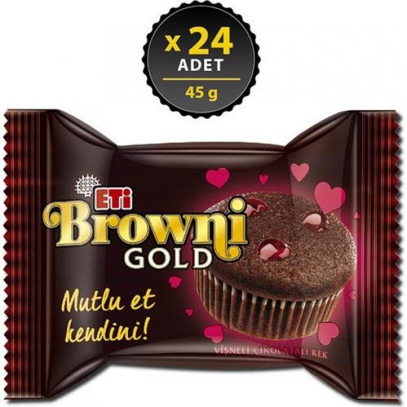 Eti Browni Gold Vişneli Kek 45g x 24 Adet ürün görseli 1
