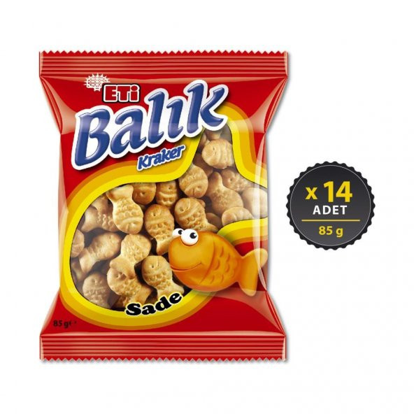 Eti Balık Kraker 85 g x 14 Adet ürün görseli 1