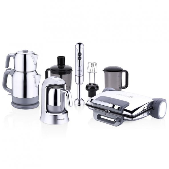 Korkmaz Inox 14 Parça Elektro Set A1827 ürün görseli 1