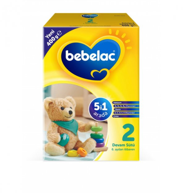 Bebelac 2 Devam Sütü 400 gr 4'lü Paket - Resim 2