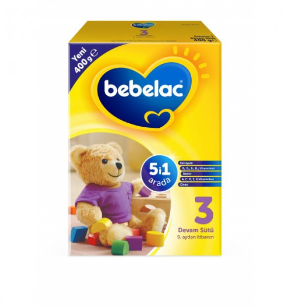 Bebelac 3 Devam Sütü 400 gr 3'lü Paket - Resim 2