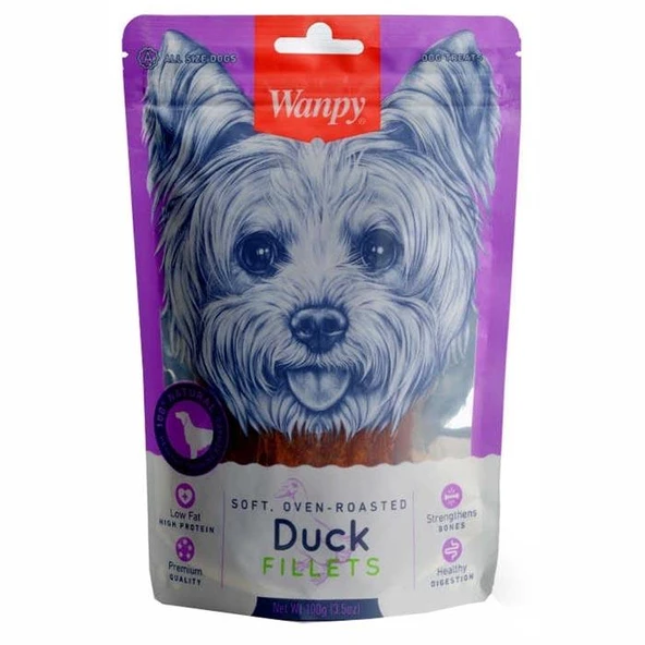 Wanpy Gerçek Ördek Fileto 100 gr DA-12S Köpek Ödülü ürün görseli 1