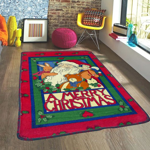 Myfloor Merry Christmas Temalı Halı 80 x 120 cm ürün görseli 1