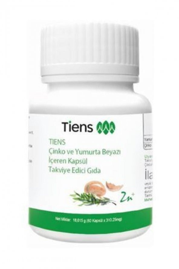 Tiens  Çinko (zinç) Ve Yumurta Beyazı Içeren Takviye Edici Gıda ürün görseli 1