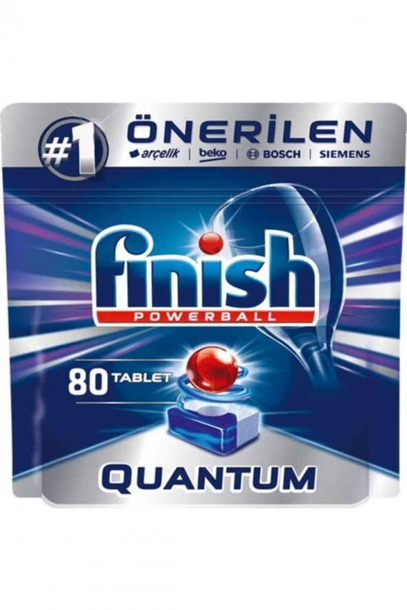 Finish  Quantum 80 Tablet Bulaşık Makinesi Deterjanı - Resim 2