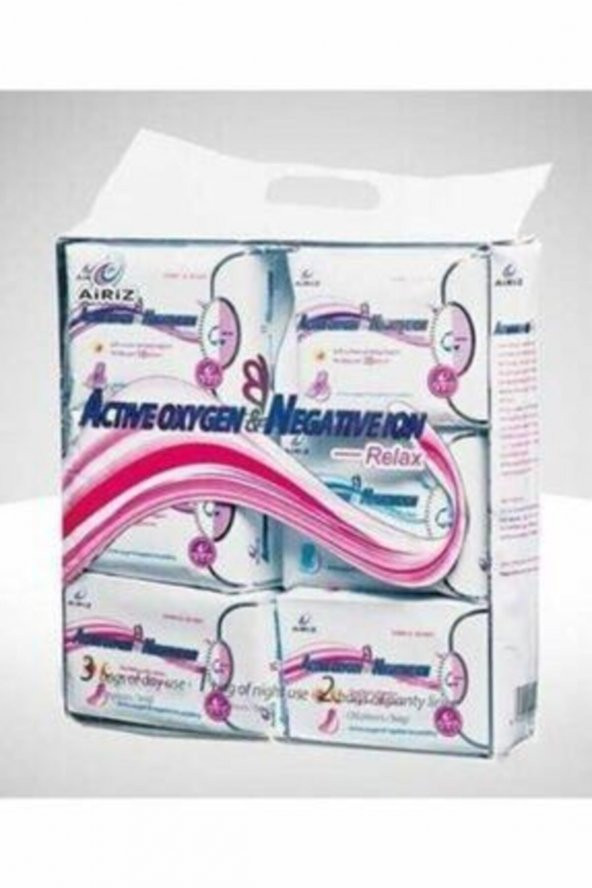 Tiens  Airiz Hijyenik Kadın Pedi 6lı Paket 98 Adet Pamuklu Organik ürün görseli 1
