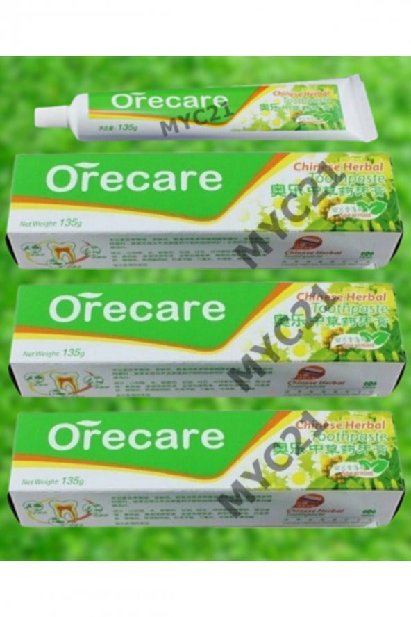 ORECARE  Tiens Diş Macunu 135 Ml 4 Adet - Diş Fırçası 2 Adet Hediye ürün görseli 1