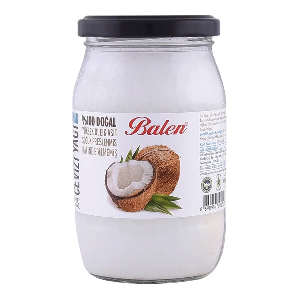Balen Organik Hindistan Cevizi Yağı 300 Gr ürün görseli 1