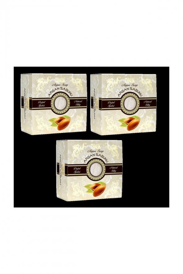 3 Adet Organik Argan Yağlı Doğal Sabun 150 Gram ürün görseli 1