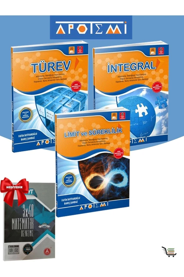Apotemi Matematik Türev-Limit-İntegral Set Hediyeli! ürün görseli 1