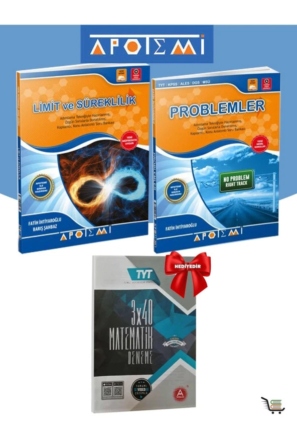 Apotemi Matematik Limit ve Süreklilik-Problemler Set Hediyeli! ürün görseli 1