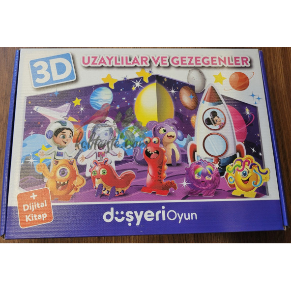Puzzle 3D Uzaylılar Ve Gezegen ürün görseli 1