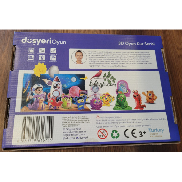Puzzle 3D Uzaylılar Ve Gezegen - Resim 2