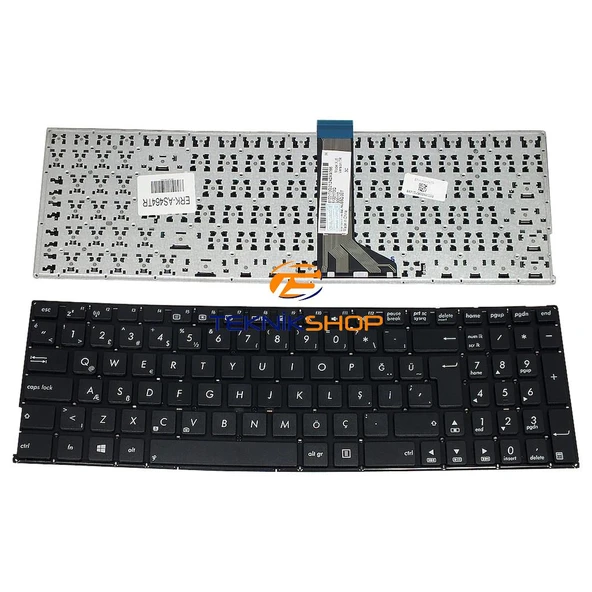 Asus 9Z.N8SSW.A0T K555LN Notebook Klavyesi - Siyah - TR ürün görseli 1
