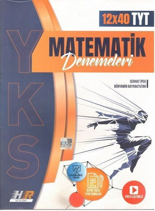 Hız ve Renk TYT Matematik 12 x 40 Denemesi ürün görseli 1