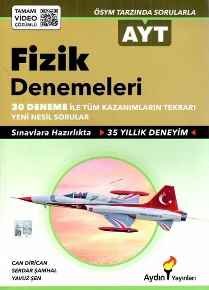 Aydın Yayınları AYT Fizik 30 lu Denemeleri ürün görseli 1