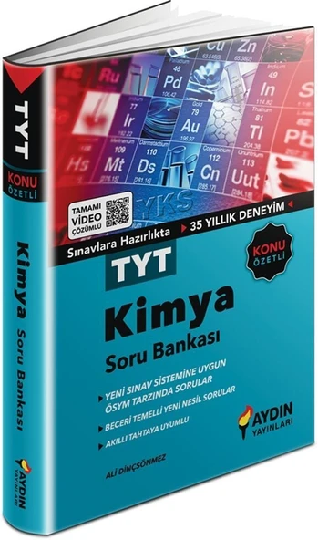 Aydın Yayınları TYT Kimya Konu Özetli Soru Bankası ürün görseli 1