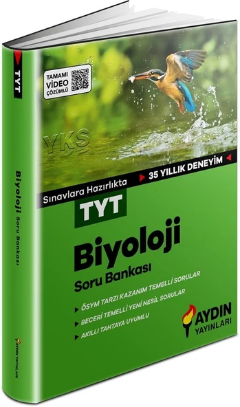 Aydın Yayınları TYT Biyoloji Soru Bankası ürün görseli 1