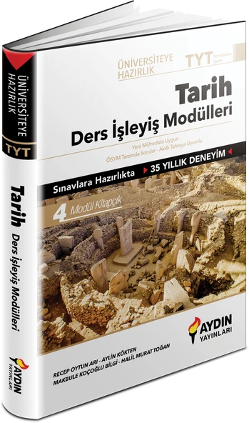 Aydın Yayınları TYT Tarih Ders İşleyiş Modülleri ürün görseli 1