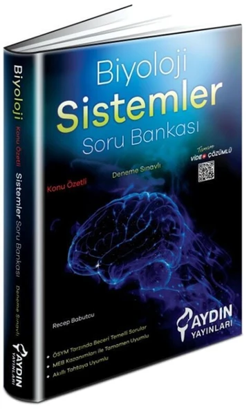 Aydın Yayınları AYT Biyoloji Sistemler Konu Özetli Soru Bankası ürün görseli 1