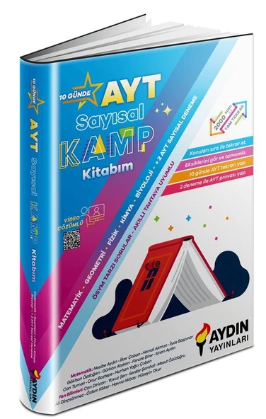 Aydın Yayınları AYT Sayısal Kamp Kitabım ürün görseli 1