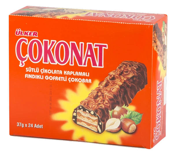 Ülker Çokonat Fındıklı Gofret 33 Gr 24 adet ürün görseli 1