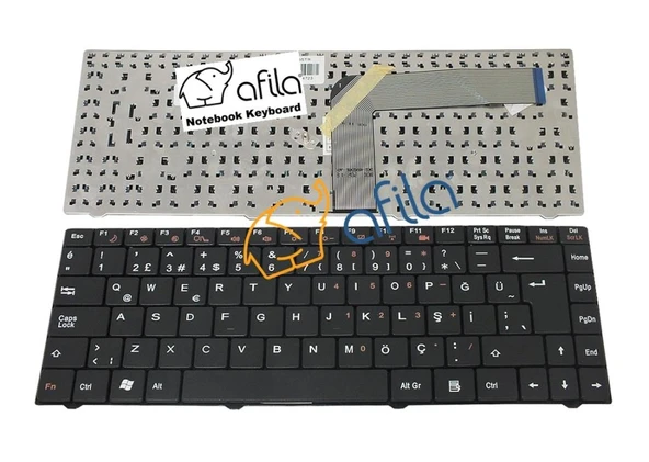Exper K022443F1 TR uyumlu Notebook Klavye (Siyah TR) - Resim 2