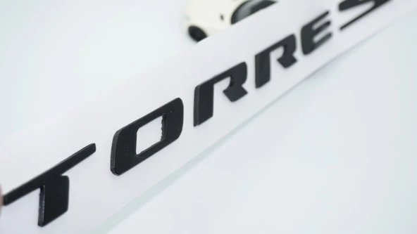 DK Tuning Torres Bagaj Siyah Yazı Logo KGM Ssangyong İle Uyumlu ürün görseli 1