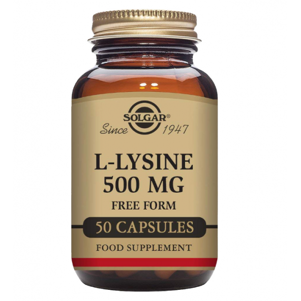 Solgar L-Lysine 500 Mg 50 Kapsül ürün görseli 1
