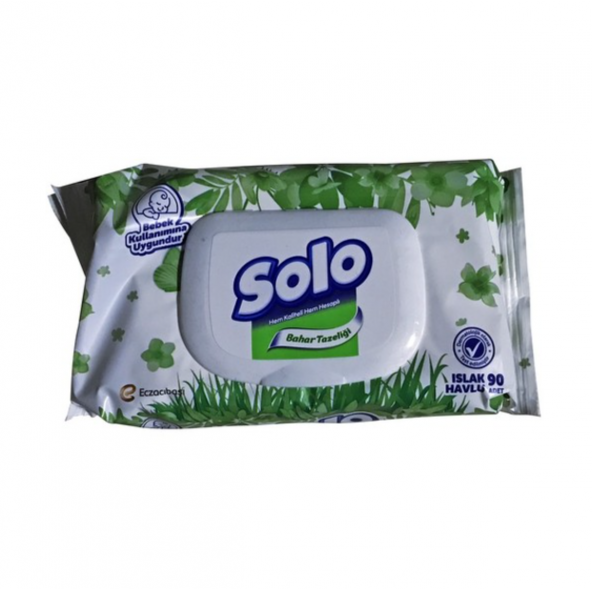 Solo Islak Havlu 90 Yaprak - Bahar Tazeliği ürün görseli 1