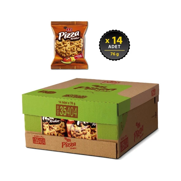 Eti Pizza Kraker 76 g x 14 Adet - Resim 2