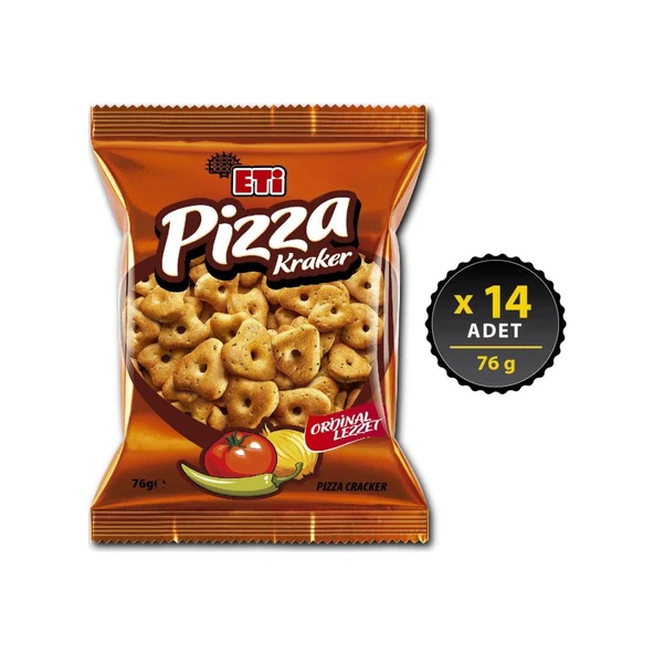 Eti Pizza Kraker 76 g x 14 Adet ürün görseli 1