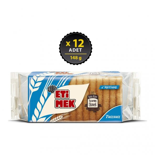 Eti Etimek Tuzsuz 148 g x 12 Adet ürün görseli 1