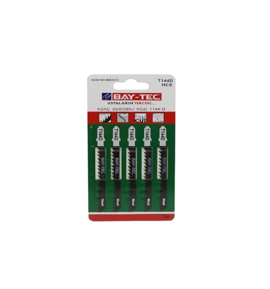 BAY-TEC AĞAÇ DEKUPAJ UCU T144D MK2311 1 KARTELA (5 ADET) ürün görseli 1