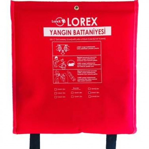 LOREX LR-Fb2016C 160 cm x 200 cm Yangın Battaniyesi ürün görseli 1