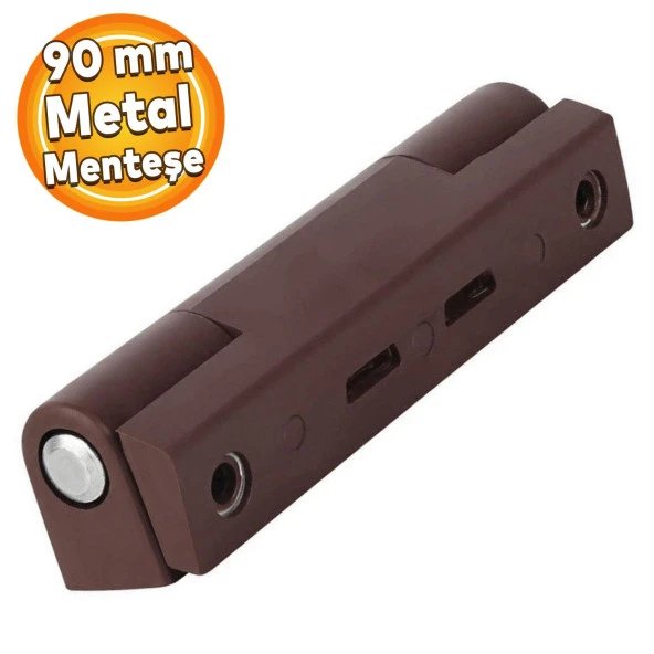 Pvc Pimapen Kapı Pencere Menteşesi Metal 90 mm Koyu Kahverengi ürün görseli 1